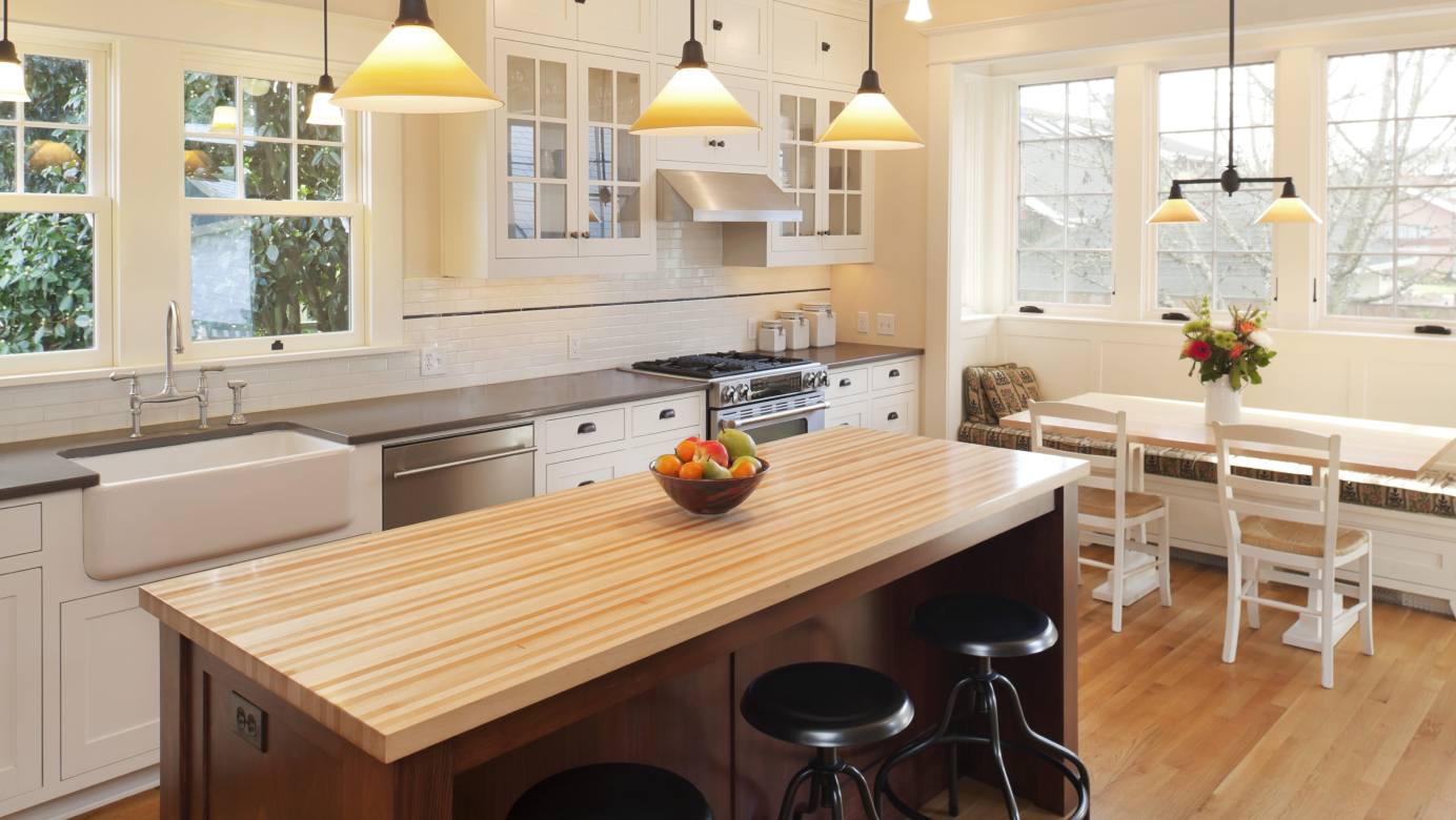 Custom Butcher Block High Top Table | Hardwood Lumber Company